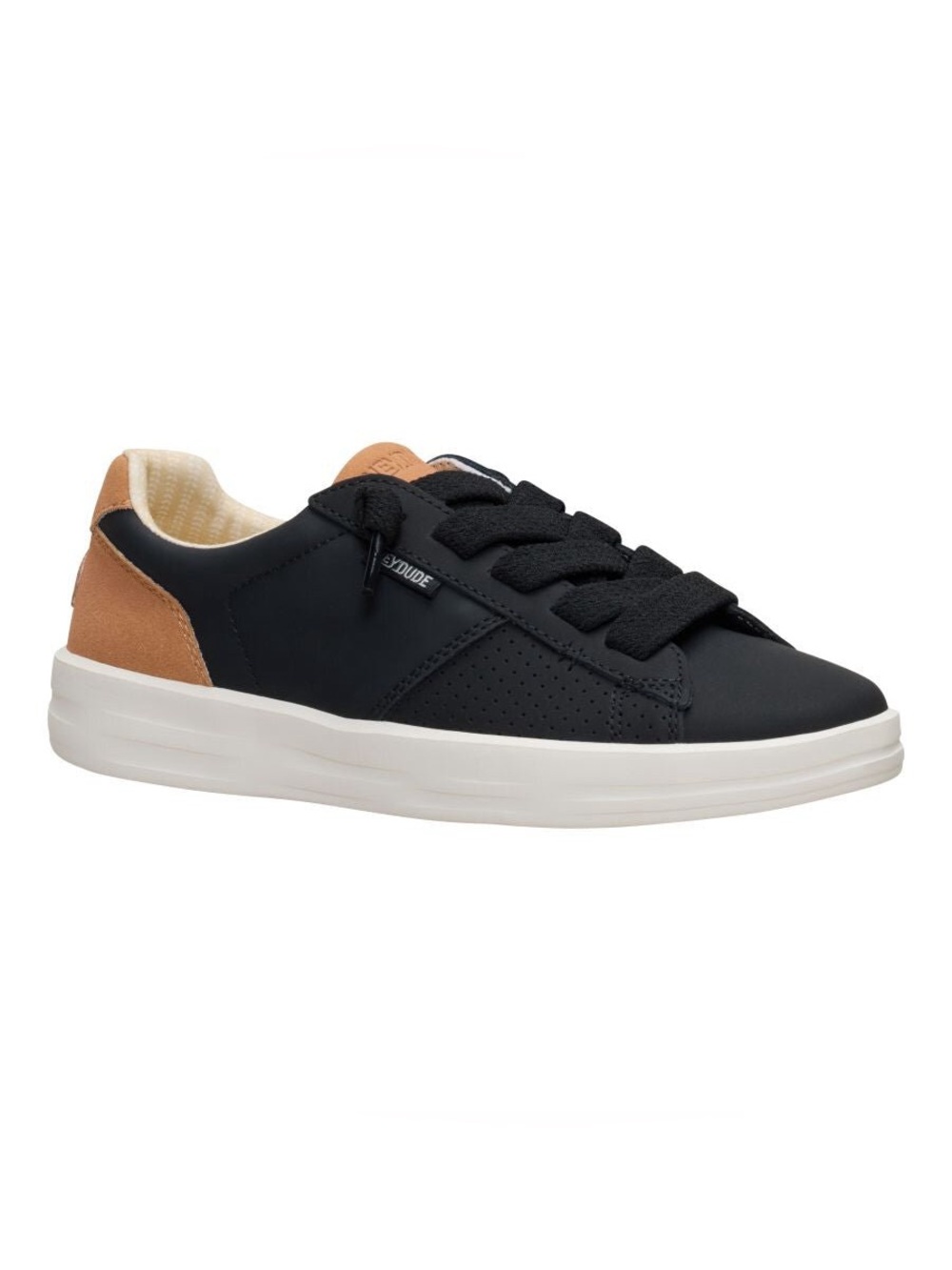 Hey Dude Women’s Sneakers Karina Duo Classic – Black/Tan Size 10